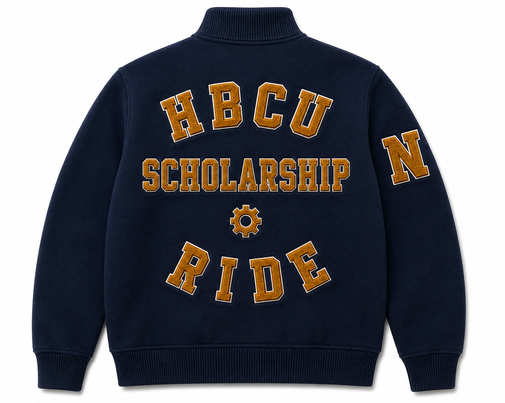 HBCU Scholarship Ride Fleece Cardigan w/Appliqué